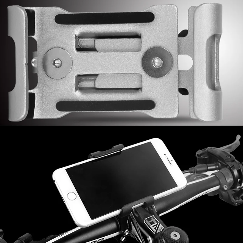 mobile phone holder for bike motorcycle aluminum alloy 360 degree rotatable mtb handlebar soporte movil moto gps mount bracket free global shipping