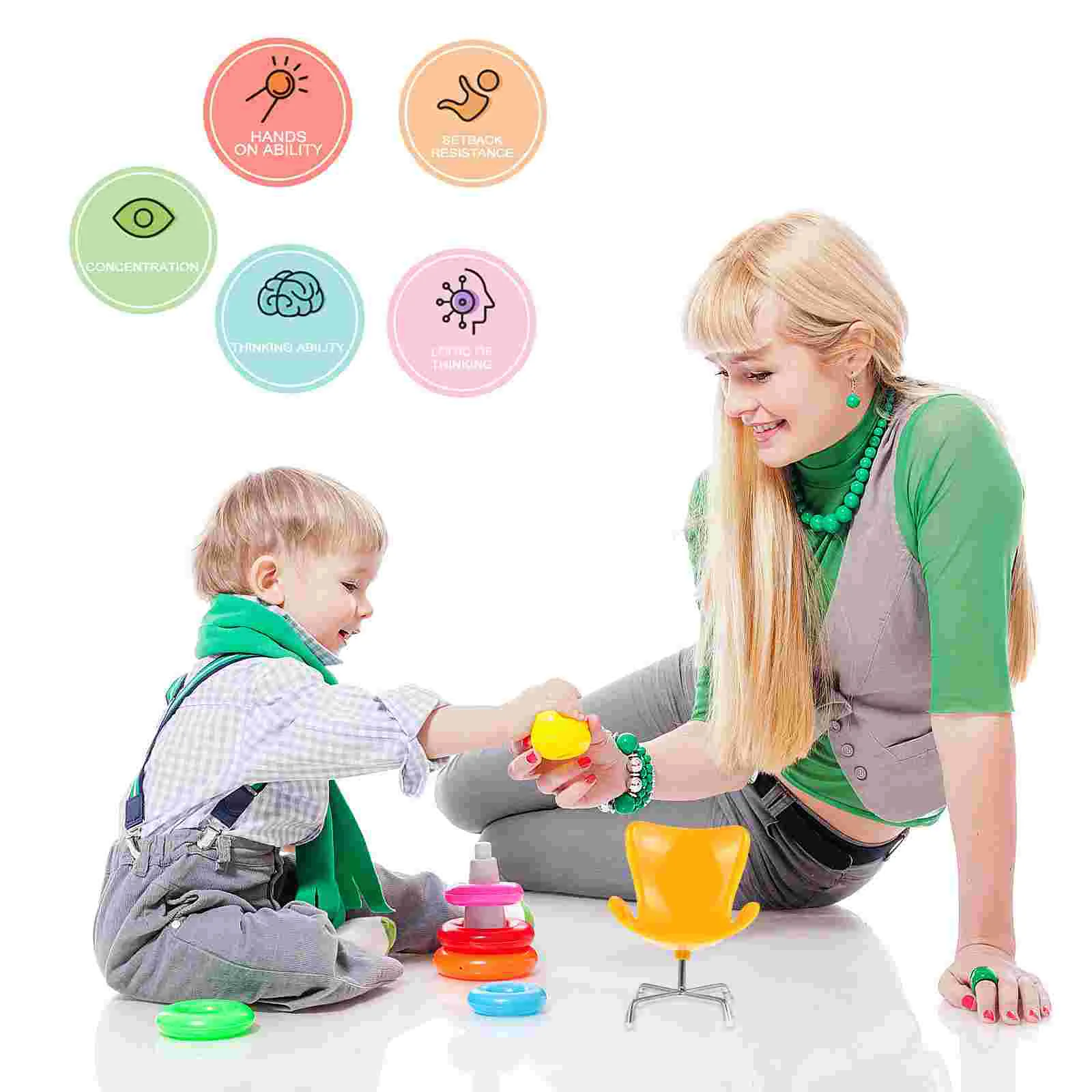 Дом Яйцо Стул Кресло Детские Стулья Декор Столешница Пластиковый Настольный