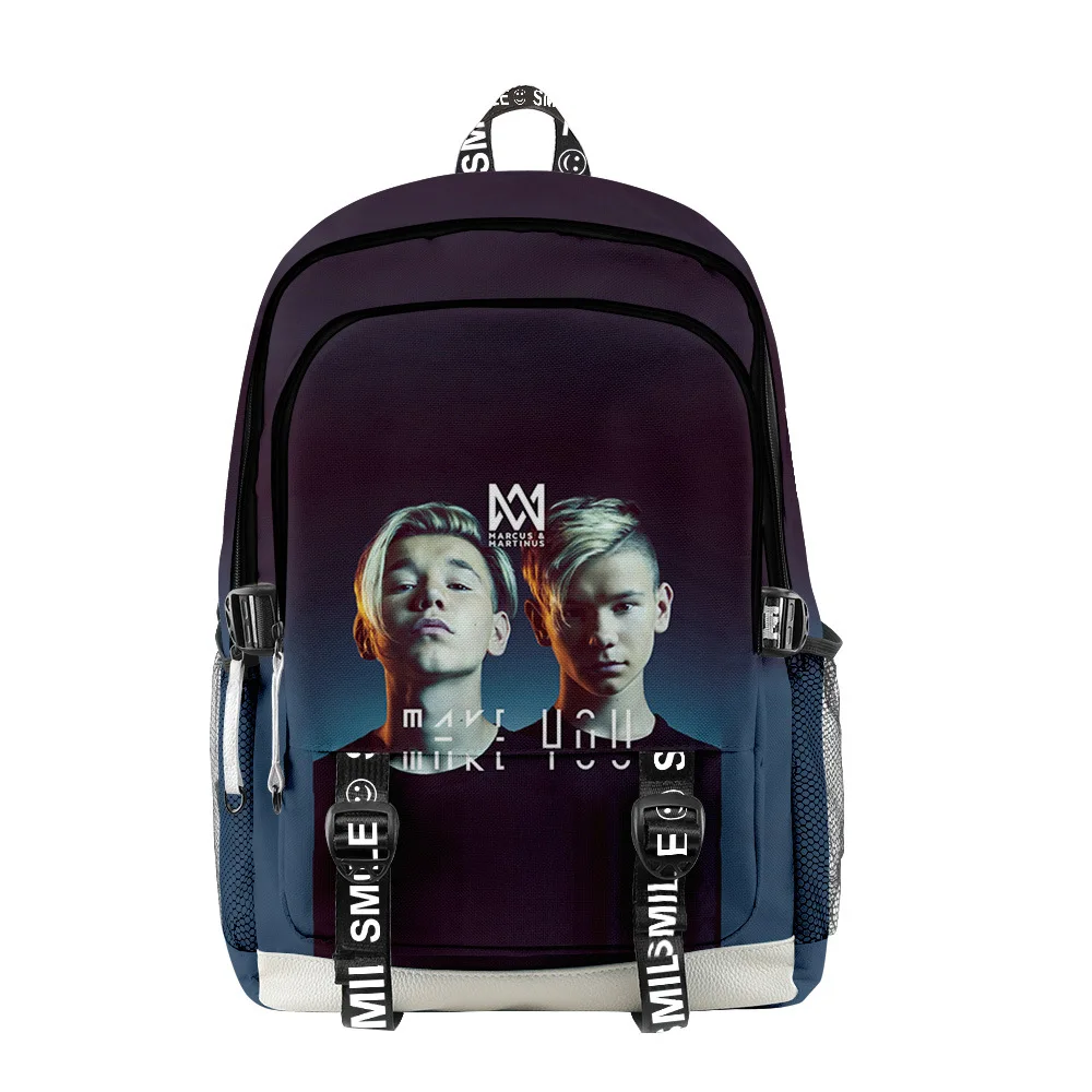 

Hip Hop Marcus And Martinus 3D Print Backpack Schoolbag Boys/Girls Big Students Oxford Waterproof Laptop Backpack Travel Bags