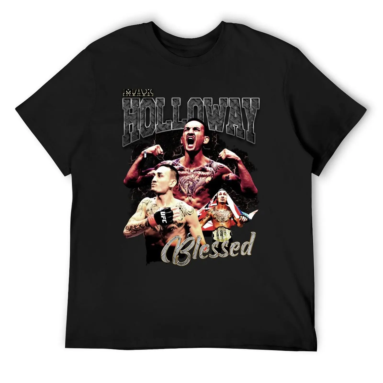 Футболка Max Holloway топы летний топ мужская футболка большого размера