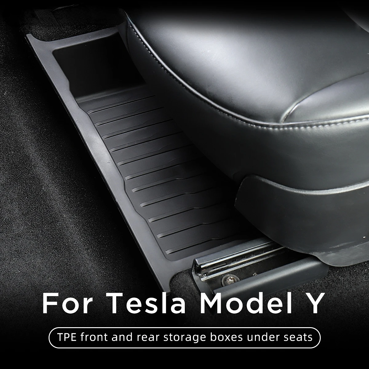 

Контейнер-органайзер под сиденье для Tesla Model Y 2017-2023, для водителя, для пассажирского автомобиля, контейнер для хранения, автомобильные аксессуары