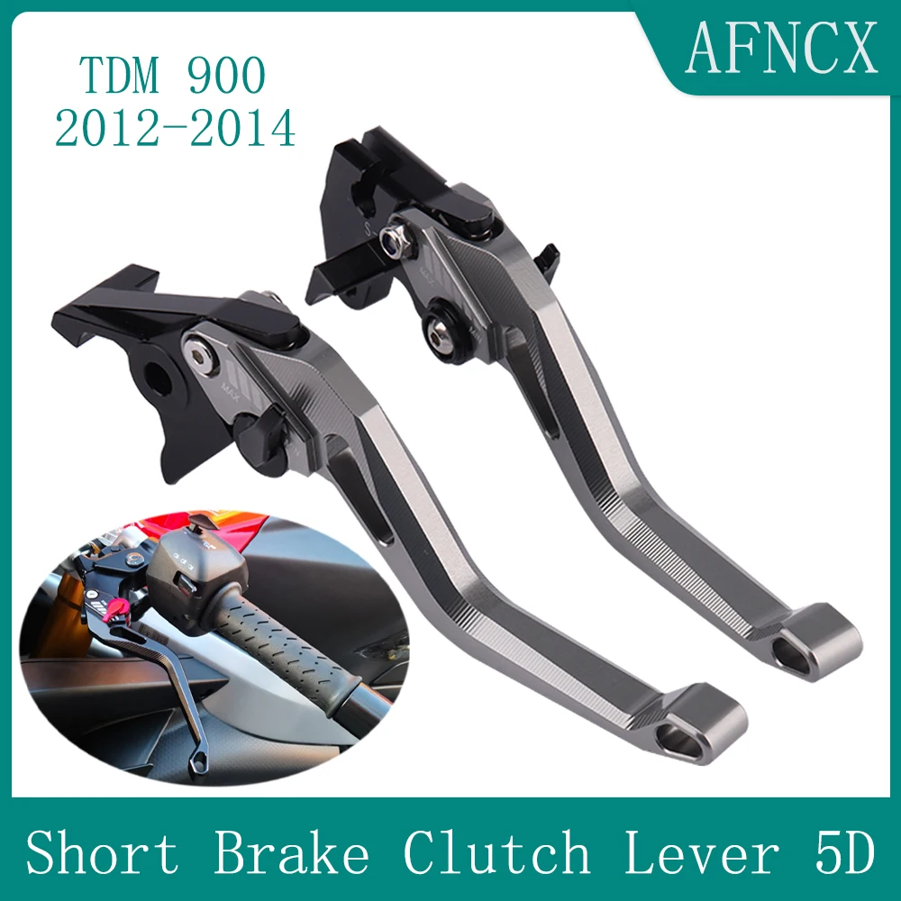 

TDM900 подходит для мотоцикла Yamaha TDM 900 2012 2013 2014 3D короткий рычаг сцепления тормоза 5D регулируемая ручка