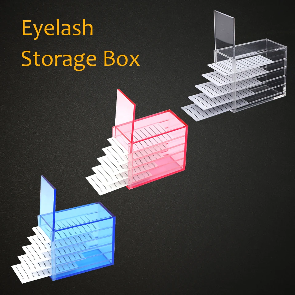 Коробка для хранения накладных ресниц акриловый поддон - Цена: 2941.85