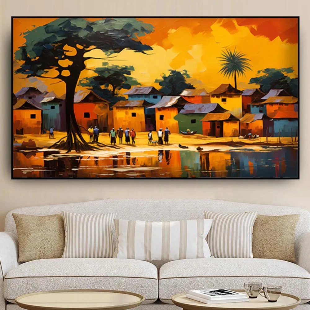 Абстрактные африканские художественные плакаты принты для гостиной домашний