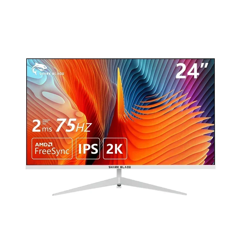 

24 inch monitor 2K IPS Full High-definition LCD Monitors 75HZ Desktop PC computer