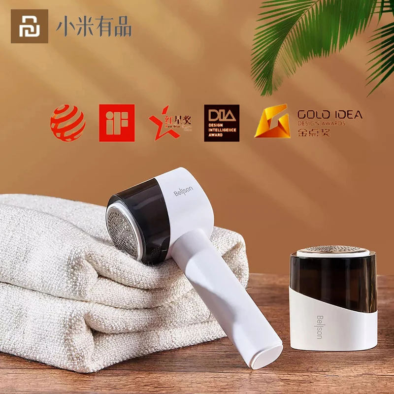 

New Youpin Hair Ball Trimmer V8103 Mini Lint Remover Sweater Silent 7500r/min 6 Leaf Cutter Head Electric Trimmer Patent Design