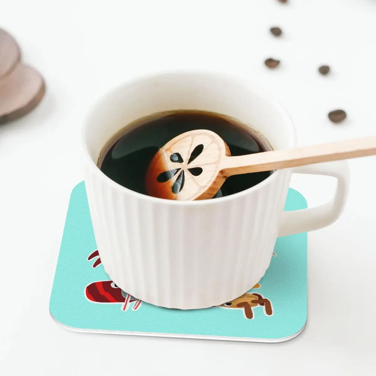 Bugsnax Bug Pack Fan Art Подставки Кухонные салфетки Нескользящие изоляционные кофейные