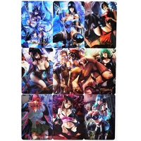 54pcsset acg beauty mai shiranui android 18 hinata rem kamado nezuko sexy girls hobby collectibles game anime collection cards