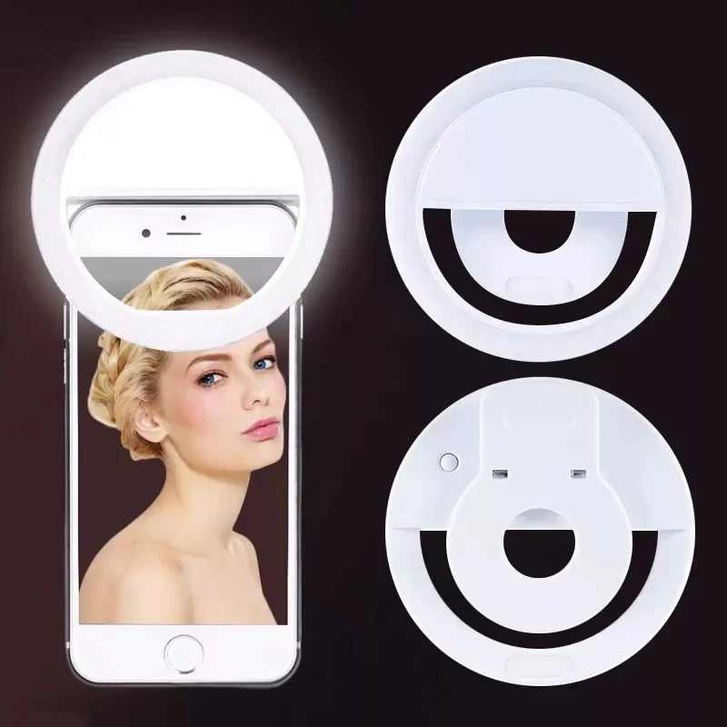 

Led Selfie Lamp Ring Novelty Makeup Lightings Led lights Decoration Mobile Phones Photo Night Light Mirror Neon Sign Selfie Ring