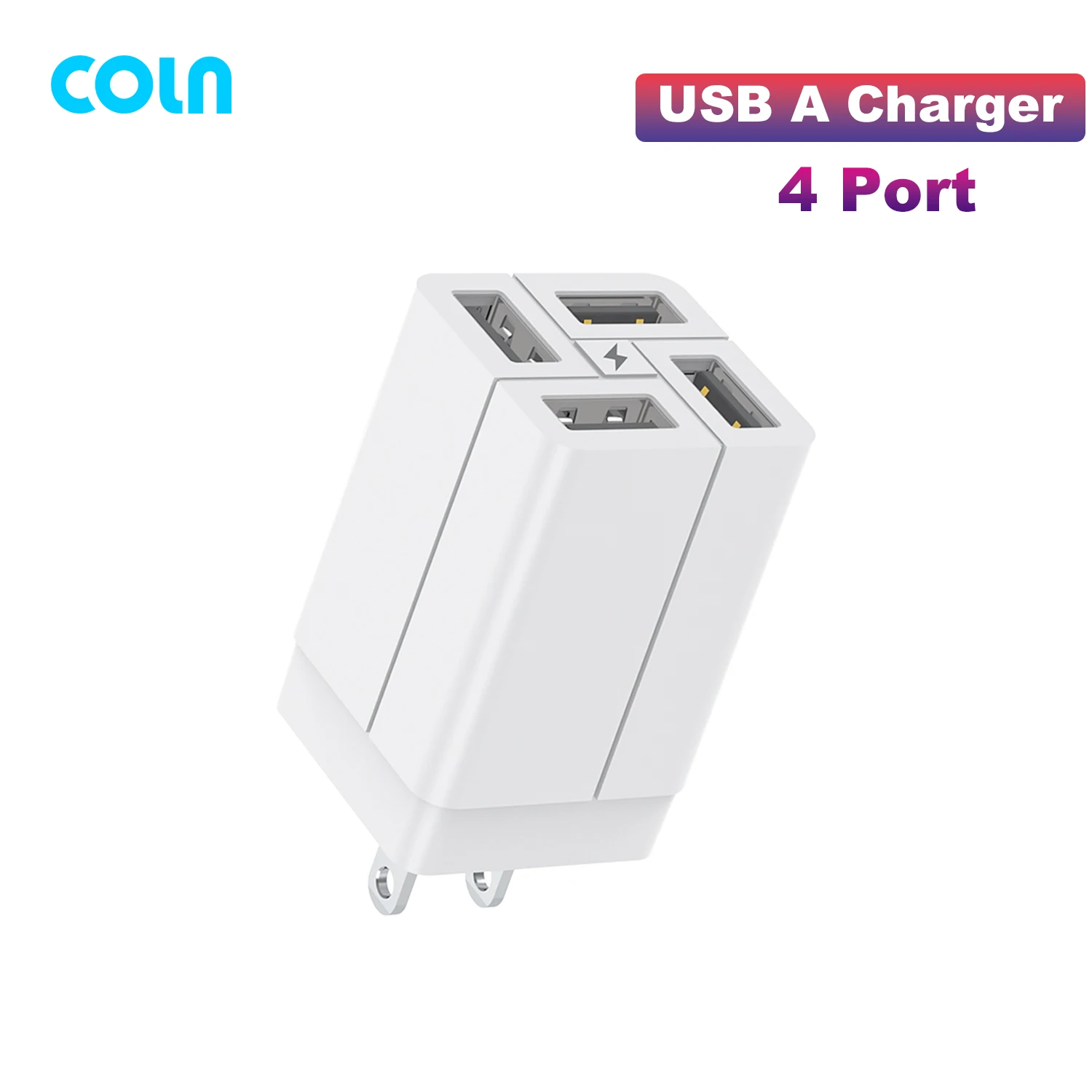 

USB A Charger,PD 15W 4-Port Multi-function USB-A Wall Fast Charger Laptop Power for MacBook iPhone Samsung Tablet Adapter