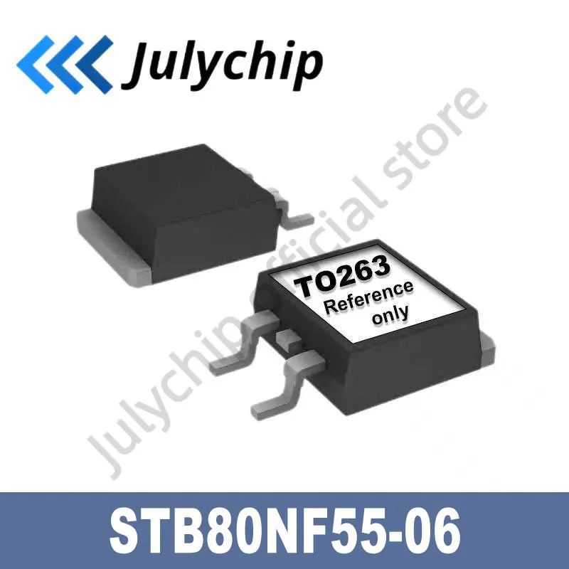 

STB80NF55-06 NEW ORIGINAL N-Channel 55 V 80A (Tc) 300W (Tc) Surface Mount D2PAK
