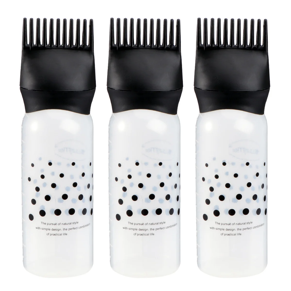 root hair dye brush Scalp Comb 3pcs applicator squeeze bottle for hair dye and oils applicator brush hair dyeing