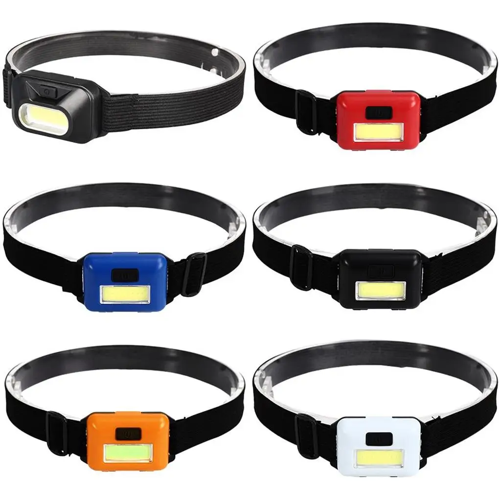 

COB Headlamp Mini Waterproof LED 3 Modes Outdoor Headlight Running