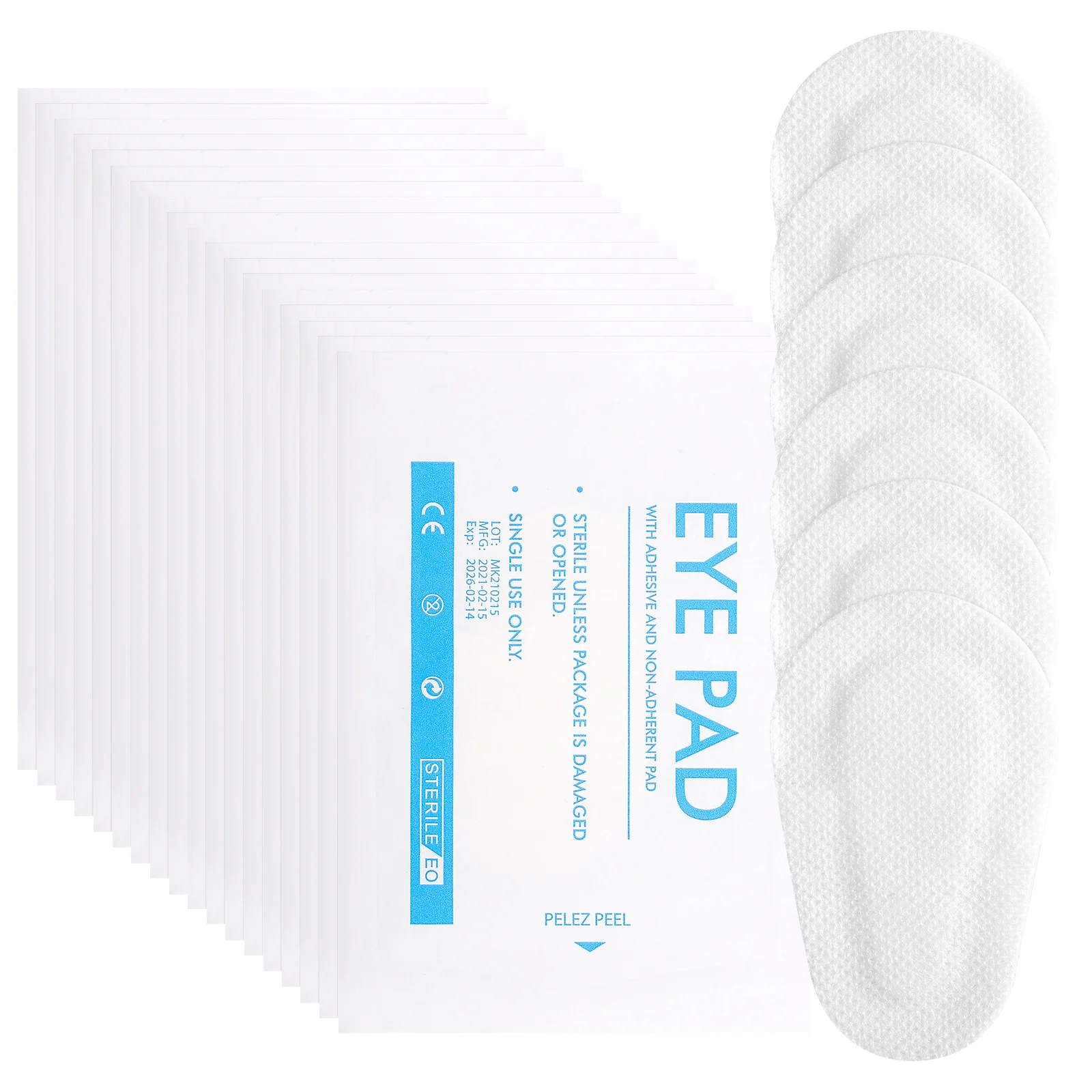 

Eyefor Patch Pads Adults Kids Non Woven Sterile Adhesive Left Stickers Self Reusable Woundwould Disposable Boys Dressing Pad