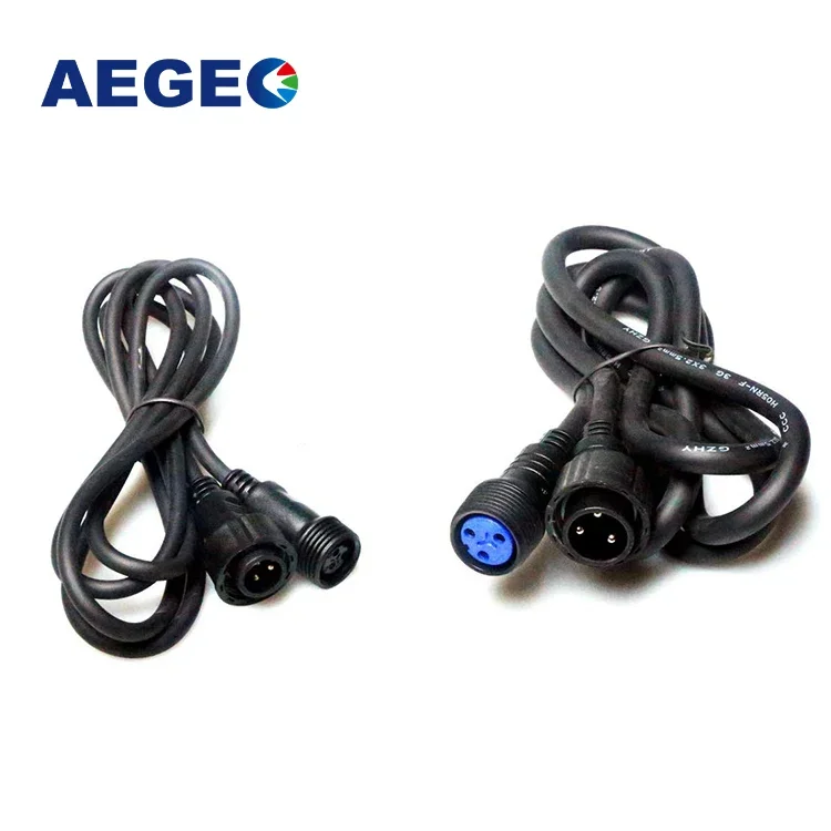 Уличный кабель питания DMX 2 м 6 футов штекер гнездо Проводные разъемы для IP65