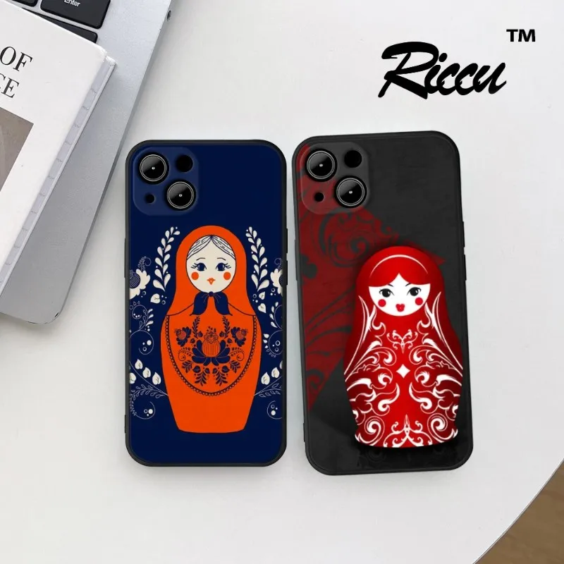 

Russian Dolls Matryoshka Phone Case FOR IPhone 14 13 11 12 Pro 8 7 Plus X Pro MAX XR XS MINI Covers