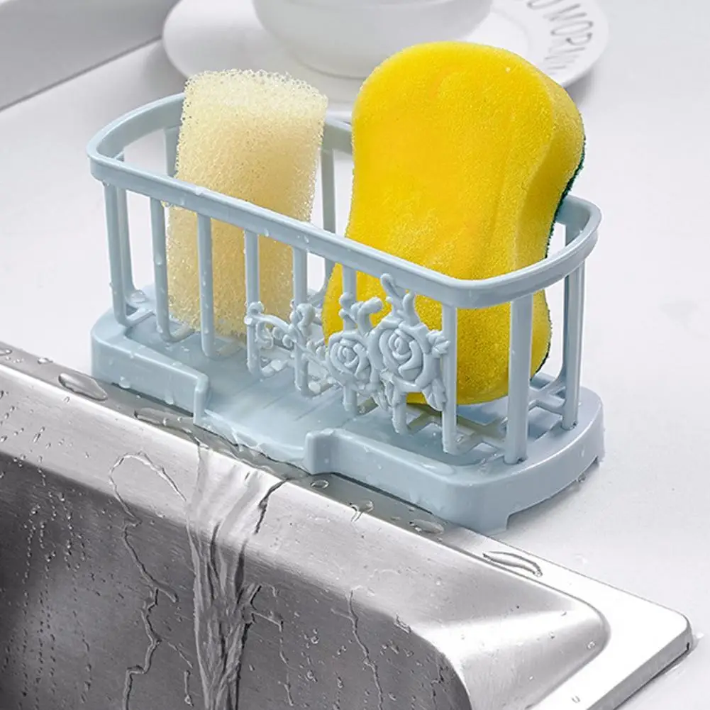 

Kitchen Sink Drain Rack Sponge Storage Holder Kitchen Sink Soap Rack Drainer Rack Bathroom Accessories Organizer