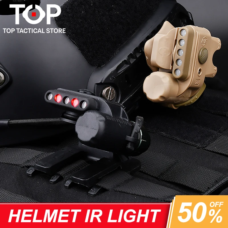 

Airsoft Tactical Fast Helmet Light Set HL1 Gen 3 Multi Use High Performance LED Helmet White Red IR LED Lamp Weapon Flashlight