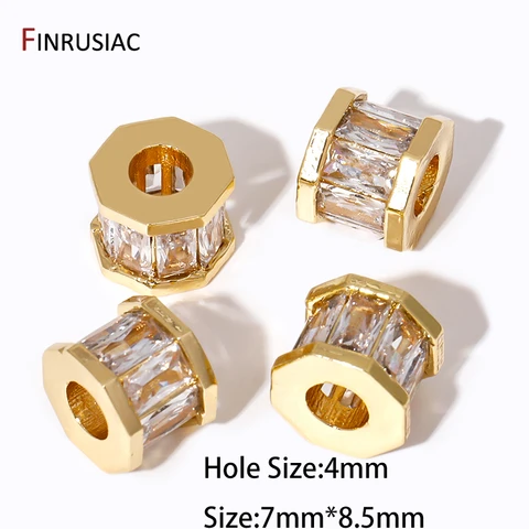 Разделители для бусин FINRUSIAC золотые латунные