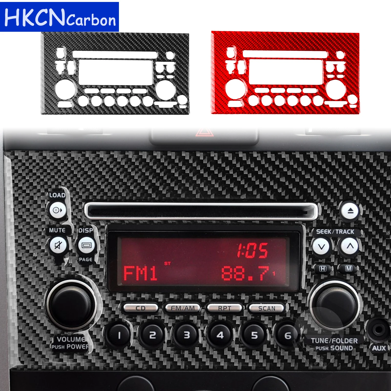 Для Suzuki Grand Vitara 2006-2013 автомобильные аксессуары из настоящего углеродного волокна