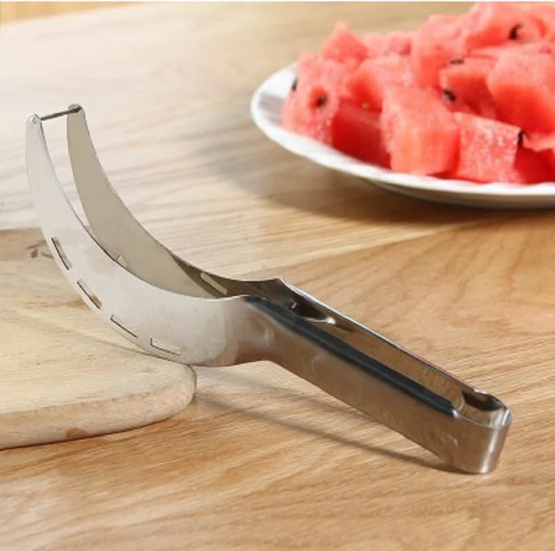 410 Stainless Steel Watermelon Artifact Slicing Knife Knife Corer Fruit And Vegetable Tools kitchen Accessories Gadgets