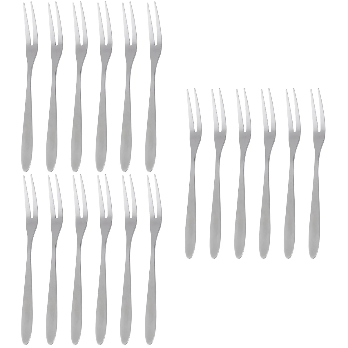

Spoons Salad Spoon Serving Fork Buffet Fruit Forks Cake Cocktail Mixing Stainless Steel Coffee Dessert Set