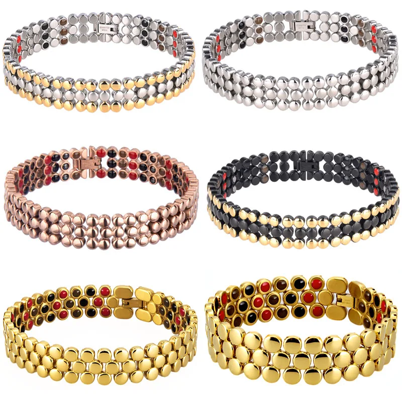 Мужской Магнитный браслет для женщин и мужчин гематит здоровья энергия ионы