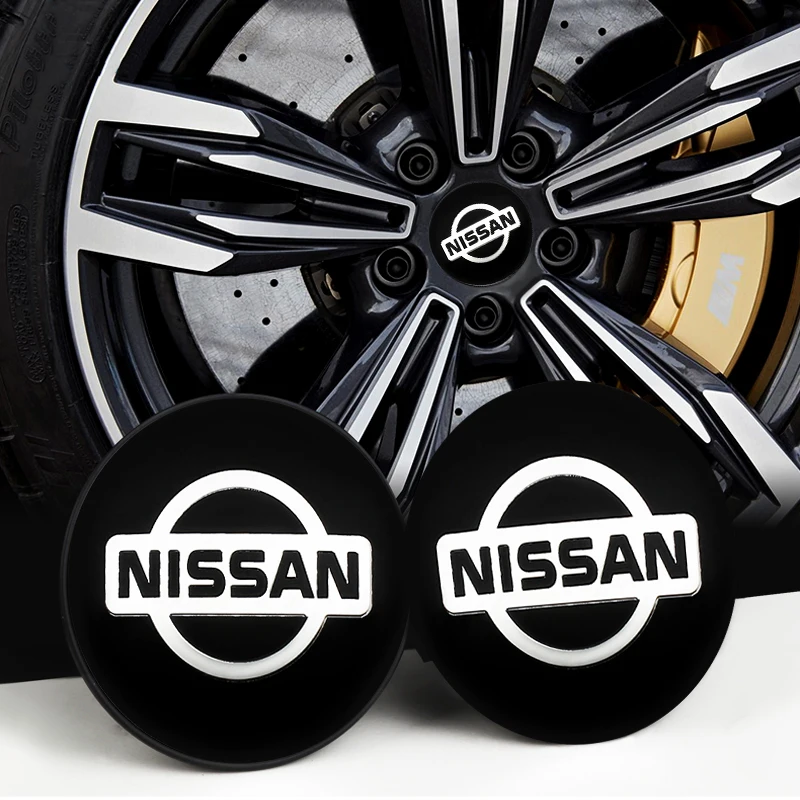 

Car 56mm+60mm Auto Wheel Center Hub Cap Cover Rim Sticker Badge For Nissan Qashqai J10 J11 Juke Tiida Teana Sylphy X Accessories