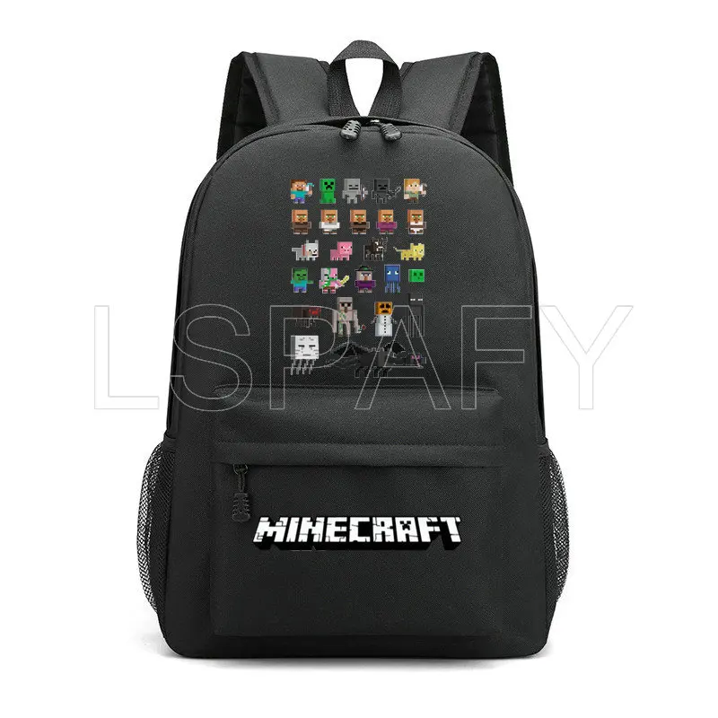 Рюкзак с тиле MINECRAFT Простой Школьный рюкзак для девочек-подростков мальчиков