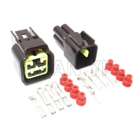 1 set 4 way car modification plastic housing connector fw c 4m w fw c 4f w auto throttle rotary switch wire cable socket