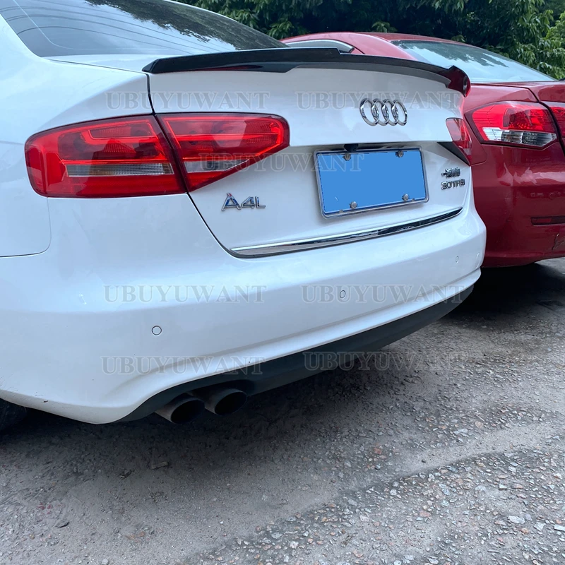 

Высококачественный задний спойлер из АБС-пластика для Audi A4 B8 B8.5 4 двери 2009-2016 крыло багажника аксессуары