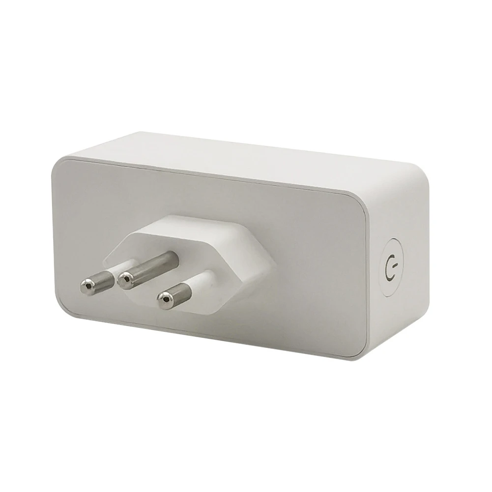 

16A Home Appliance Timing No Hub Required Accessories WiFi Smart Plug Mobile Phone Countdown Brazil Socket App Voice Control