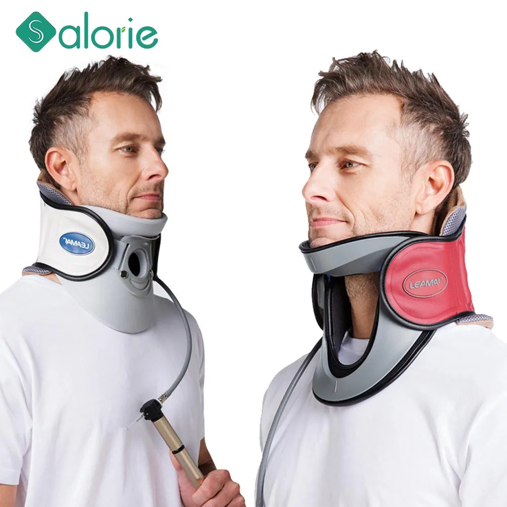 

Air Cervical Neck Traction Device Inflatable Neck Retractor Cervical Stretcher Brace Traction Spine Protector Vertebra Support