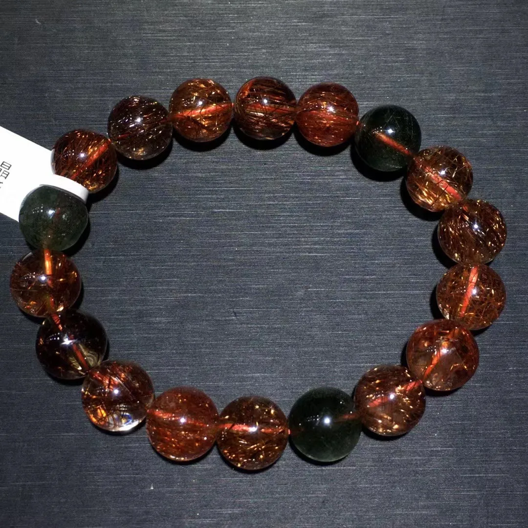 

Браслет из натуральной меди с круглыми бусинами, 12 мм