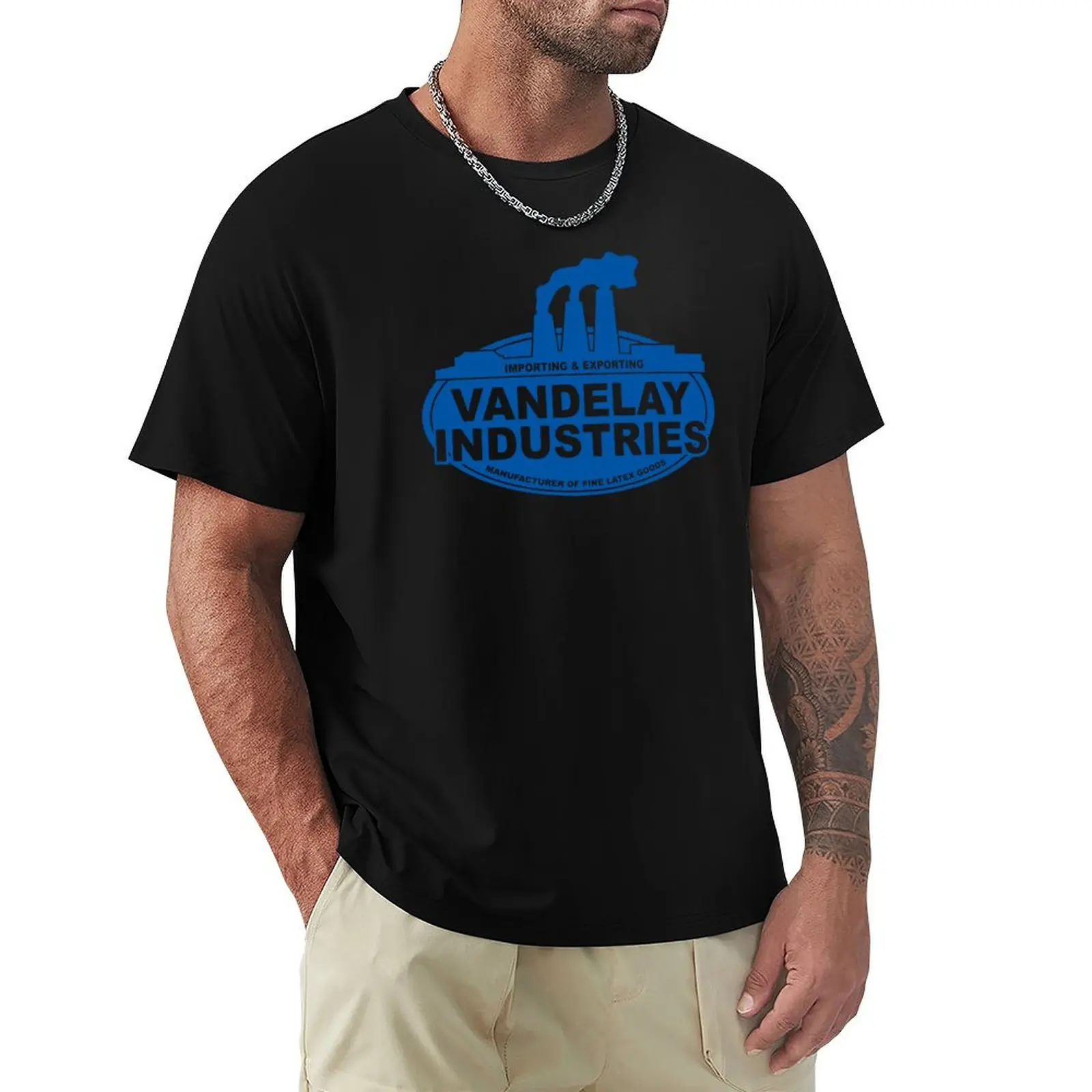 Фото Футболка Vandelay Industries большого размера, простая футболка №1