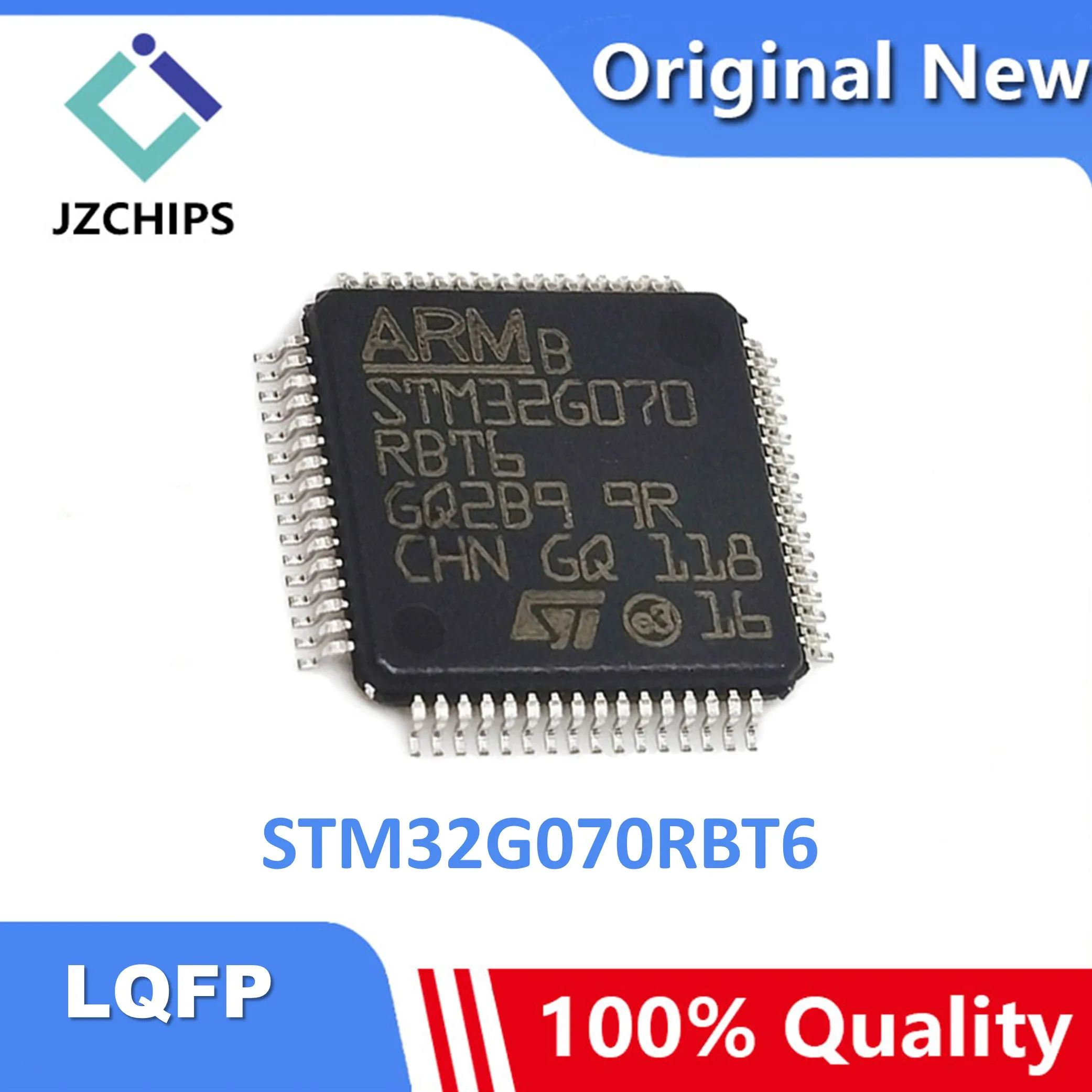 

1pcs/lot New original STM32G070RBT6 LQFP-64 STM32G0 Series 32-bit Single Chip Microcontroller MCU LQFP64 STM32G070RBT6TR