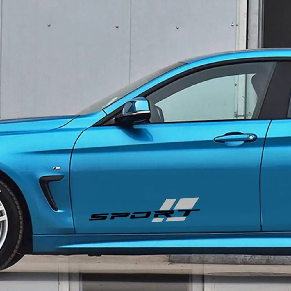 

Good Visual Effect Non-shrinking Racing Flag Removable Car Sticker for ATV