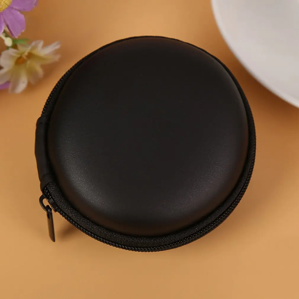 

2022 New Storage Case Small Size Anti-Knock EVA Earphone Storage Case Bag Universal Shockproof Earphone Carrying Organizer Box