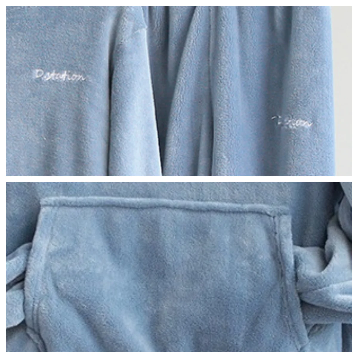 Women And Men Nightgown Suit Embroidery Exquisite Thicken Autumn Winter Keep Warm Hoodie Design Various Colors