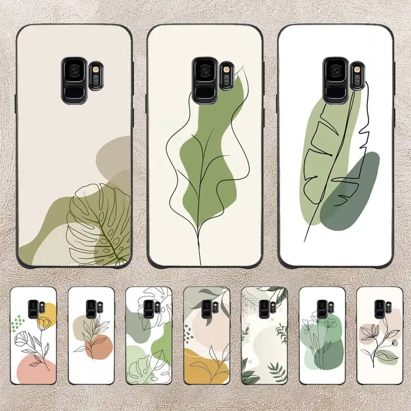 

Abstract Plants Phone Case For Samsung Galaxy A51 A50 A71 A21s A31 A41 A10 A20 A70 A30 A22 A02s A13 A53 5G Cover Coque