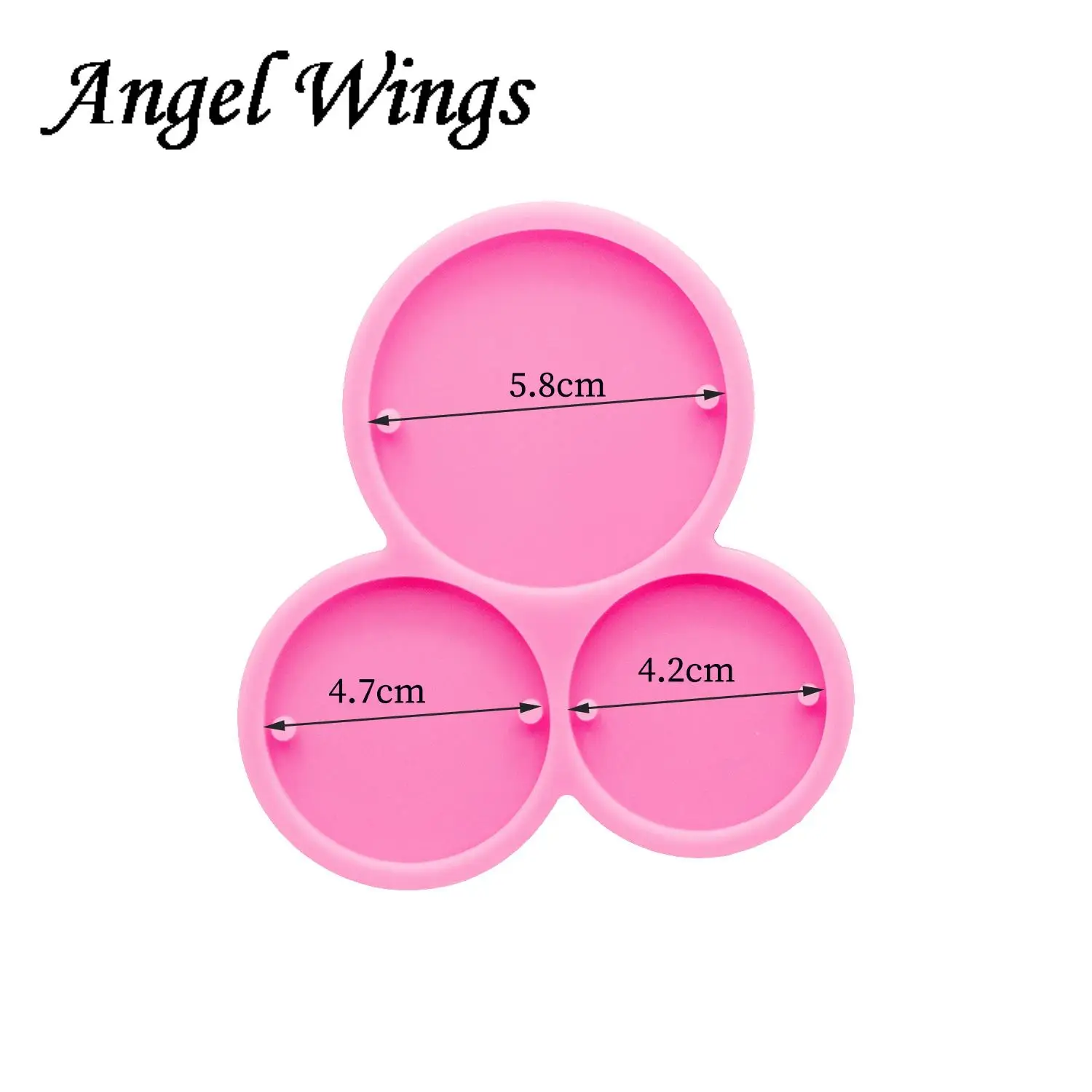 

Формы для эпоксидной смолы Angel Wings круглые силиконовые