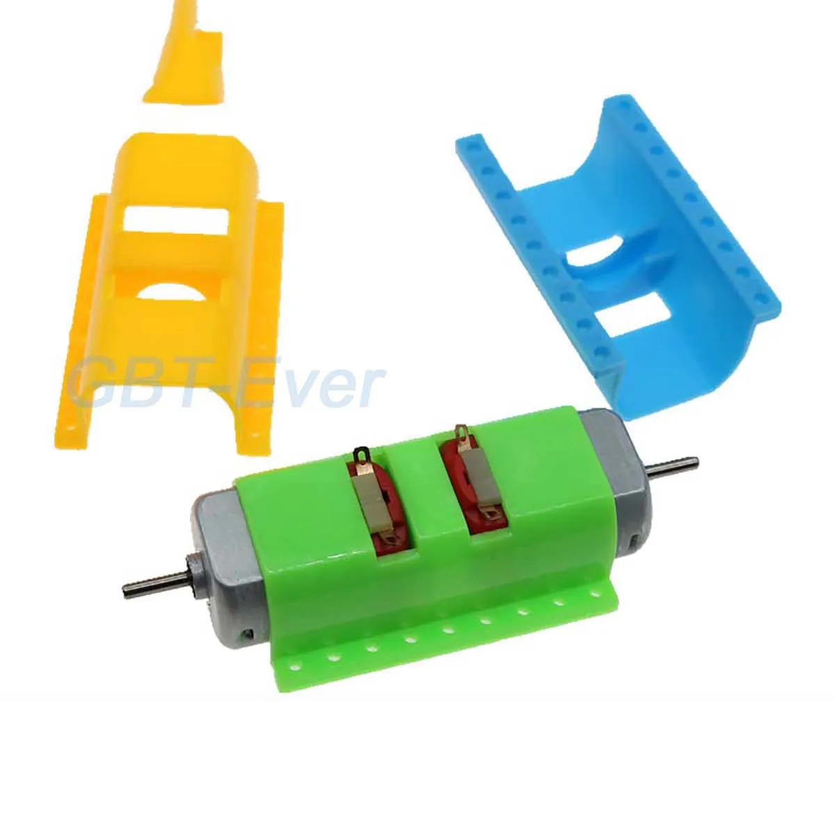 

5Pcs Motor Green/Blue/Yellow Bracket 130 Motor Mount Plastic Holder Supporter Fixed Frame Motor Pedestal Seat Assembled Handmade