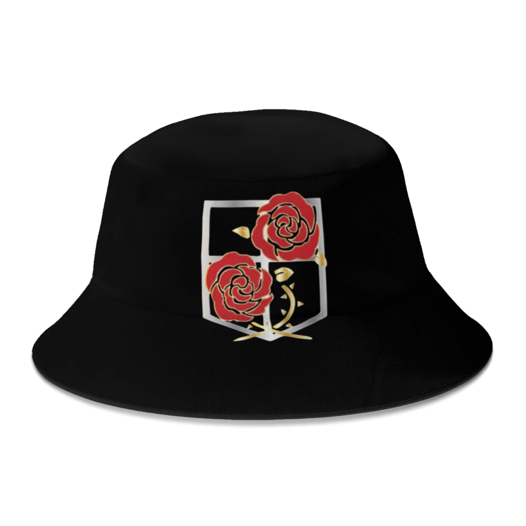 

Stationary Guard Shingeki No Kyojin Fisherman Hat Woman Man Attack on Titan Winter Bucket Hats Journey Gorros Panama Gift