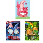 5D алмазная живопись сделай сам гном полностью круглая Алмазная Вышивка Милая карликовая Стразы картина настенное украшение