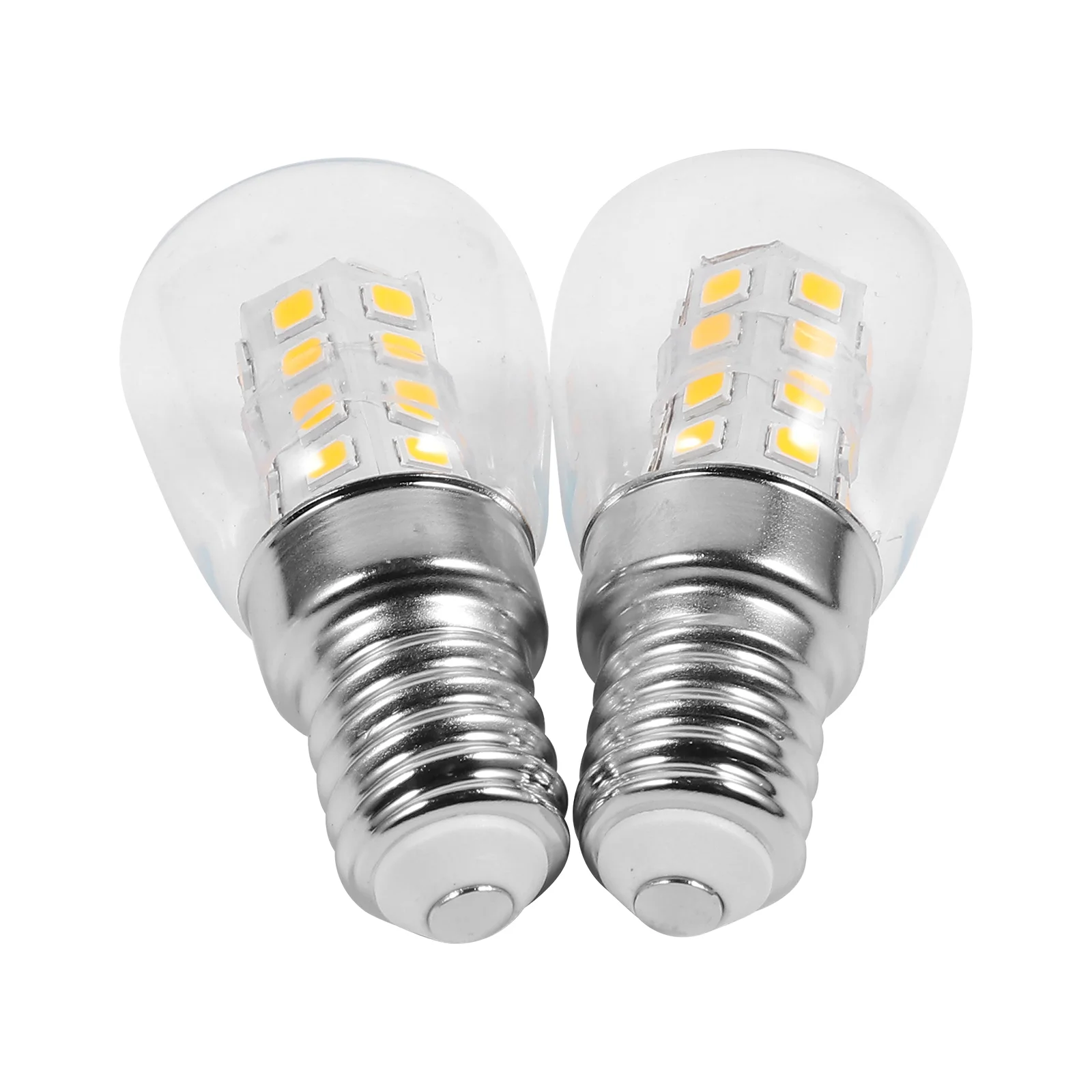 

2 PCS Refrigerator Light Bulb E14 Base LED Fridge Replacement Ceramics Home Sewing Machines