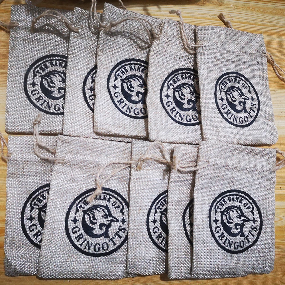 

50pcs Pack Wizard Cloth Bag Gifts Party Students Fans
