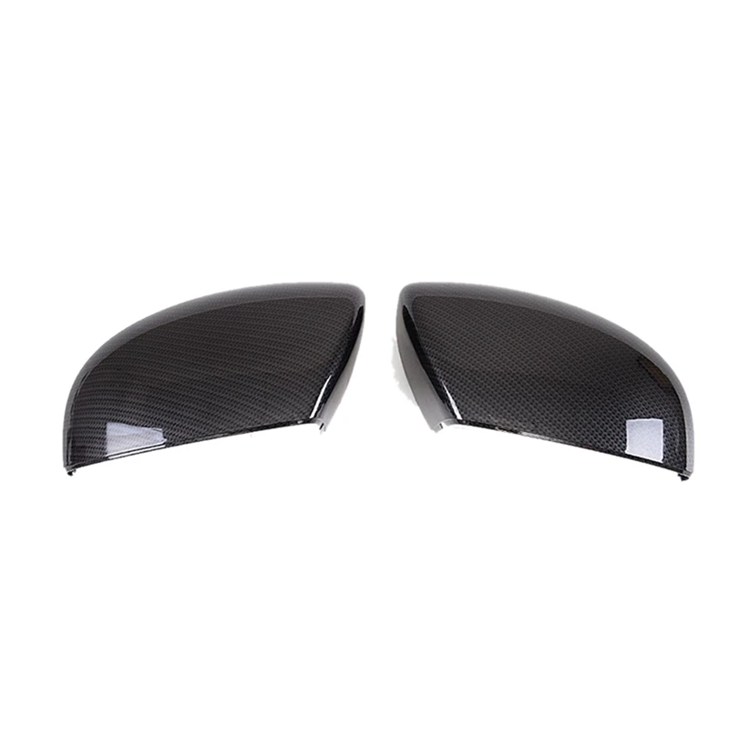 

Car Rearview Mirror Frame Cover Trim Car Styling For Honda FIT JAZZ GK5 ABS Carbon Fiber
