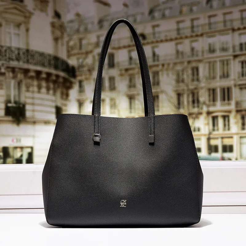 

Luxury Fashion Handbags 2021 New Fashion High-capacity Shopping Handbags Luxury Designer CH Solid Color Handbags Shoulder Bag Cc