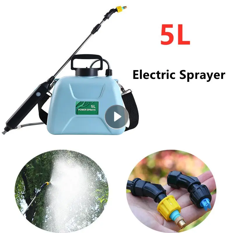 

5L Large Capacity Sprayers Portable Garden Watering Can With Shoulder Strap Garden Nebulizer Cooling Watering Outdoor Equipment