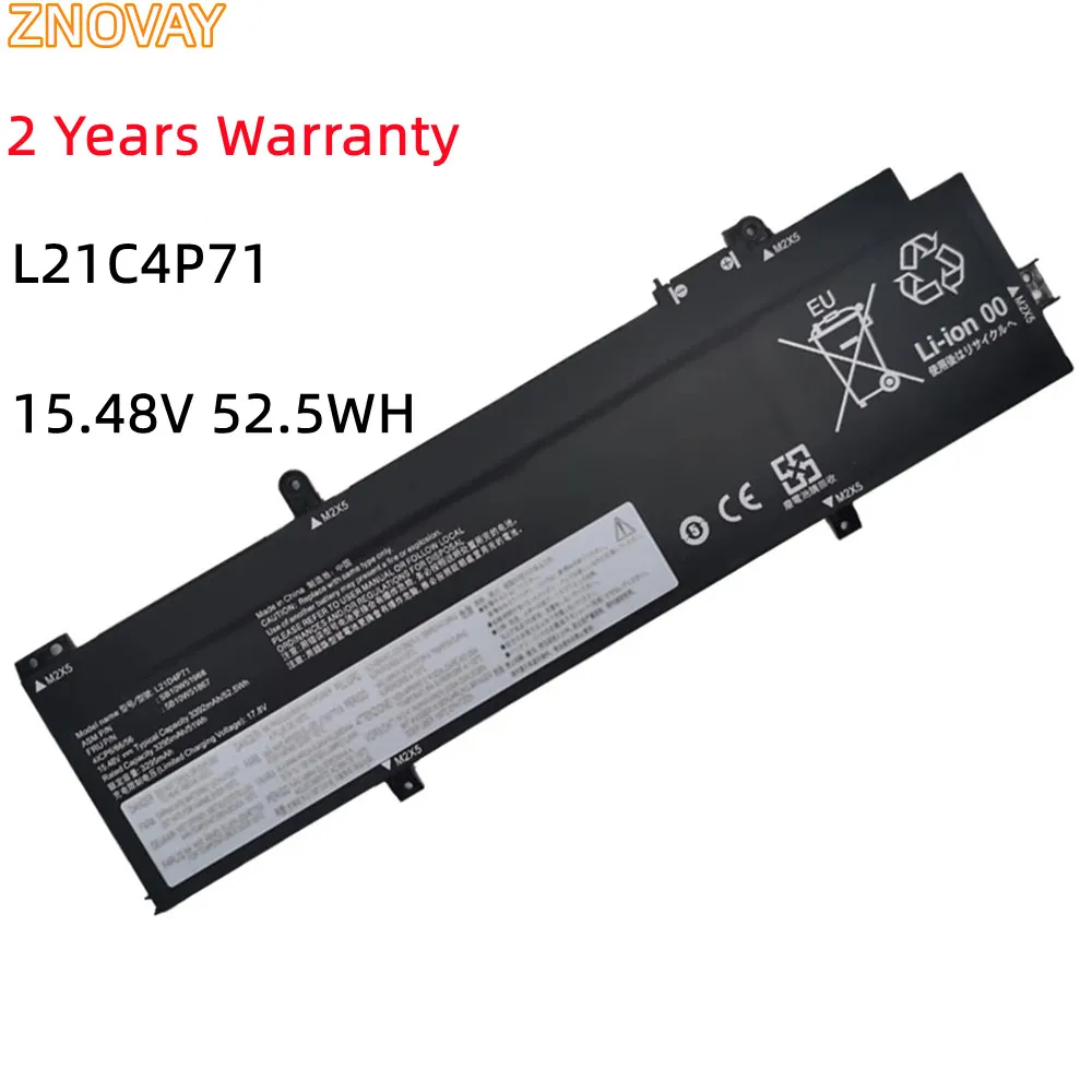 L21D4P71 52.5WH Laptop Battery For Lenovo ThinkPad T14 Gen 3 Intel Series L21M4P71 L21C4P71 L21L4P71 SB10W51968 5B10W51867